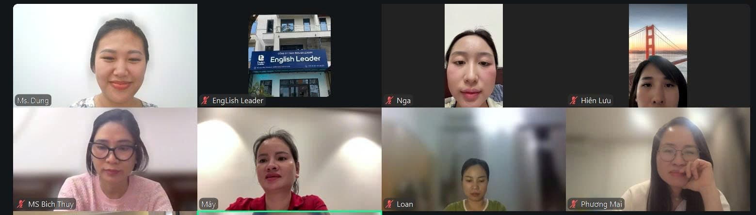Không gian học online